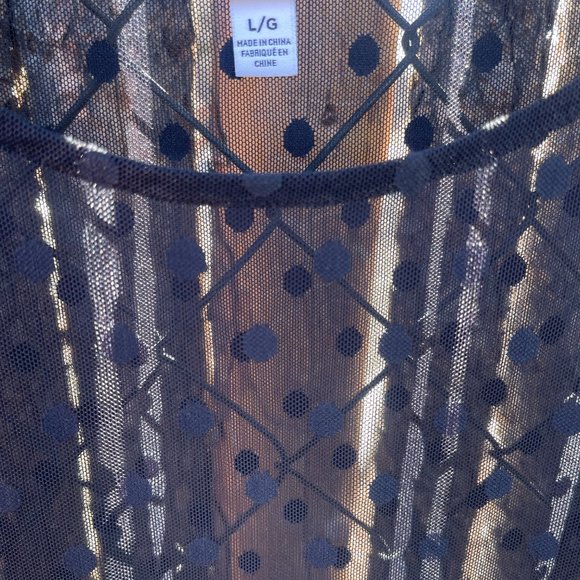 Sheer Polka Dot Bodysuit - Picture 3 of 8